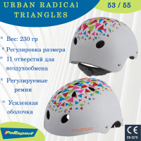 шлем URBAN RADICAl TRIANGLES, белый (53/ 55) 8741100001